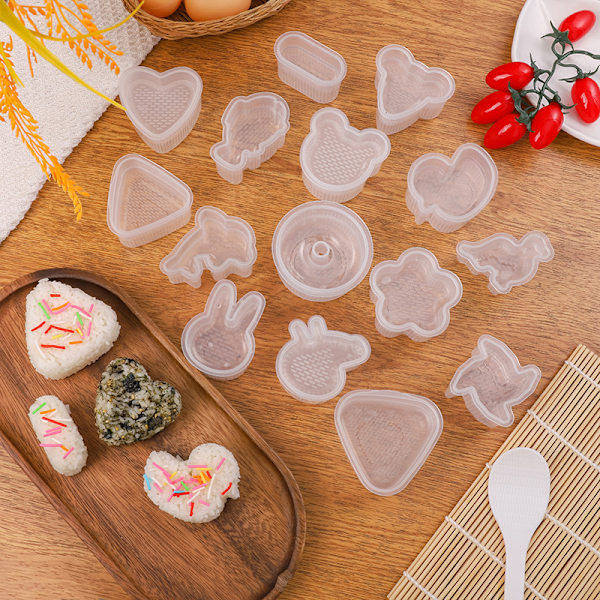 Läpinäkyvä riisin kasvisrulla Sushi- mould diy mold lapsille A2