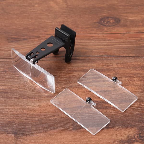 1,5X/2,5X/3,5X Forstørrelsesglass Optiske instrumenter Folding Cli