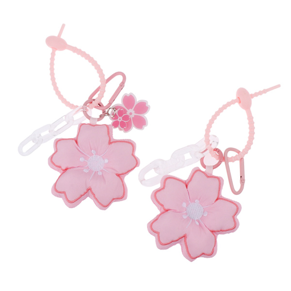 Pink Cherry Blossom avaimenperä Sakura Pendant Flower avaimenperä Ba B