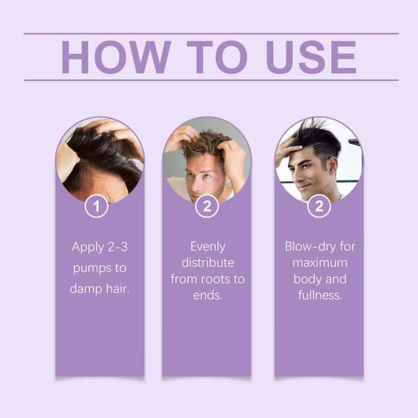 Hoegoa Volumizing Styling Mousse Virkistävä öljynhallinta ravitsee