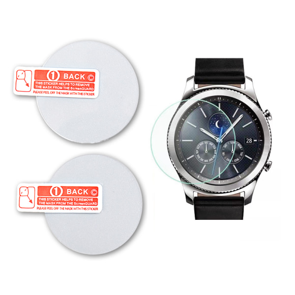 Härdat glas för Galaxy Watch 4 Classic 40/44/42/46 mm skydd Watch4 40mm