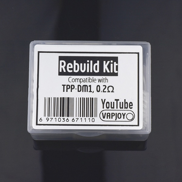 DIY Rebuild Kit TPP DM1 0,2ohm Mesh Coil Resistance Värmtråd 1Set