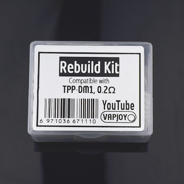 Gør-det-selv genopbygningssæt TPP DM1 0,2 ohm Mesh Coil Modstand Varmetråd 1Set