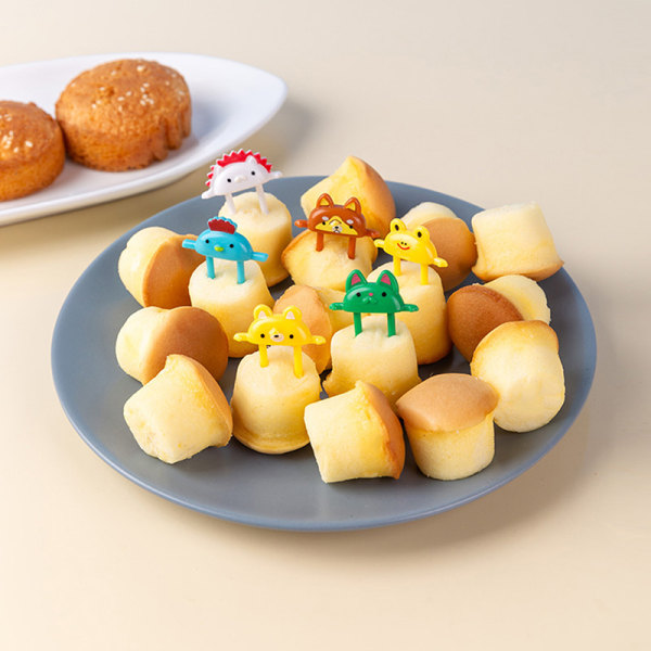 6 kpl Bento toddler ja mini taaperoille tarkoitettuja lasten hedelmiä 3.3*3*1.5CM