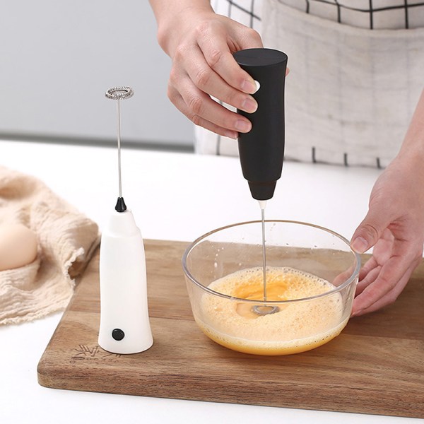 Elektrisk mjölkskummare Portable Blender Handheld Mini Drink Foam Black
