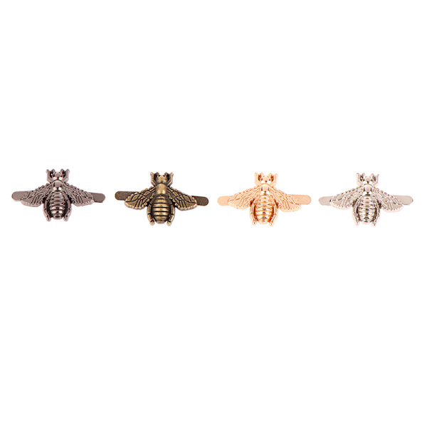 2 stk metal bi form dekoration spænde taske Clip lås hardware Silver