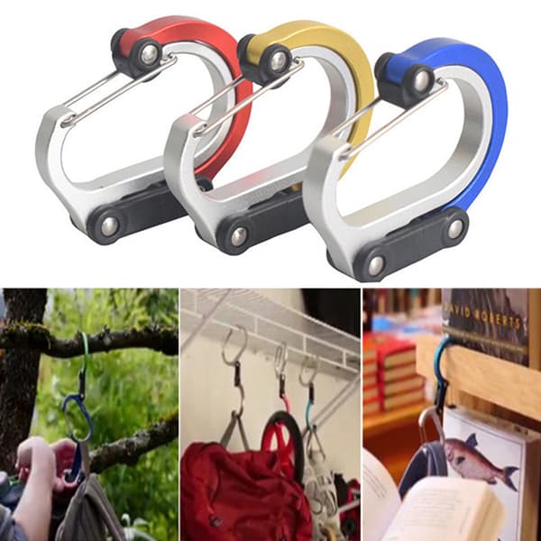 Hybrid Gear Clip - Karabinkrok Clip Non-Locking Str Red