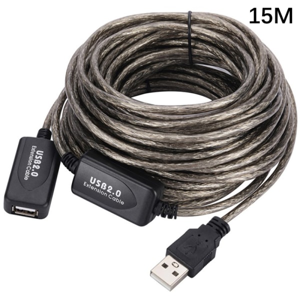 USB 2.0 förlängningskabel 5M/10M/15M USB 2.0 Extender USB Repeate 15M