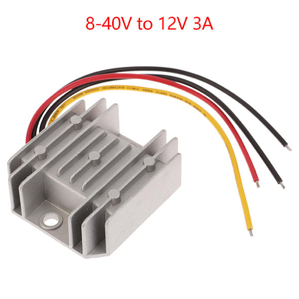 8V-40V til 12V 3A 36W stabilisatortransformator DC-omformer Regula