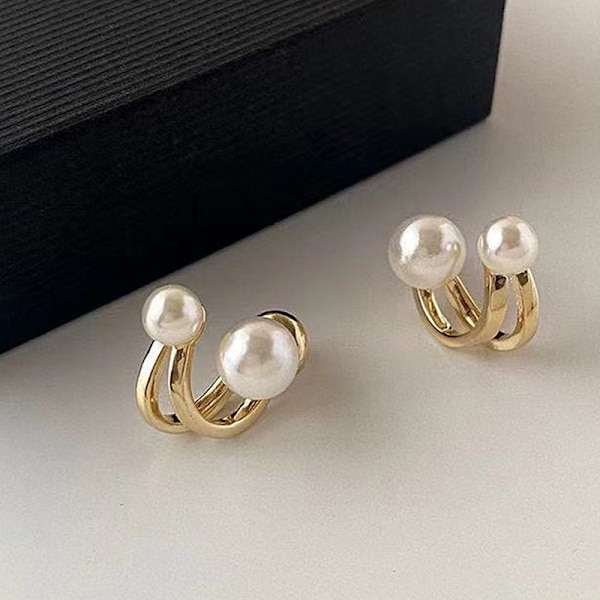 Muoti Pearl Korvakorut Basic Pearl Ball Drop Korvakorut Simple Pi