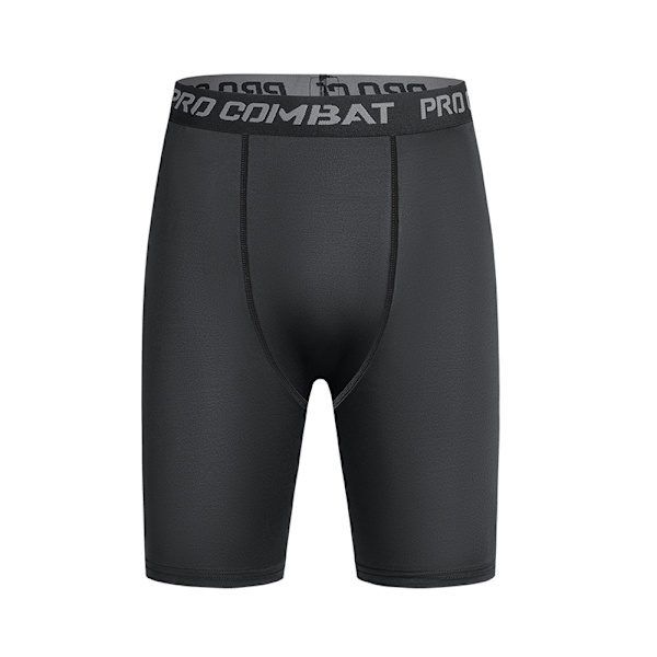 Sports fitness bukser herre løbesport stram elastik quick-d black XL