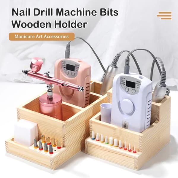 1 STK Træneglebor hine Bits Træholder Manicure Tools Bo S