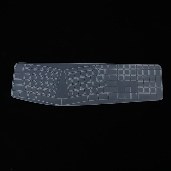 Tastaturcover til Logitech ERGO K860 Silicone Protector Skin C Transparent