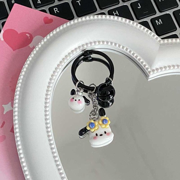 Kawaii Pochacco Nyckelring e Cartoon Keyholder Bag Pendant Decora A2