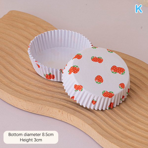 100 Stk Cupcake Papir Liner Kop Muffin Case Bakke Kage Form Bagin K