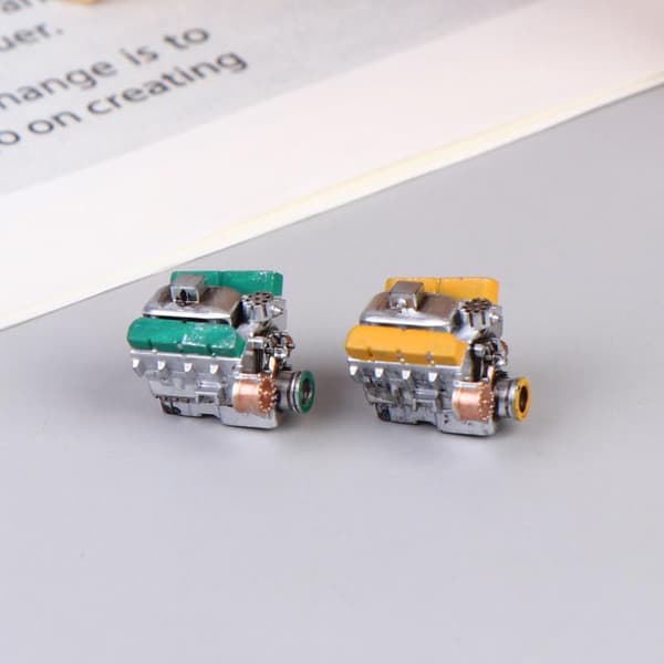 1:64 Simulerad motor miniatyrscenmodell prydnad sandbord A2