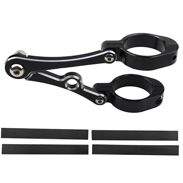 Motorcykel Forlygte Beslag Monteringsklemme 37-41mm Gaffelrør Hold Black