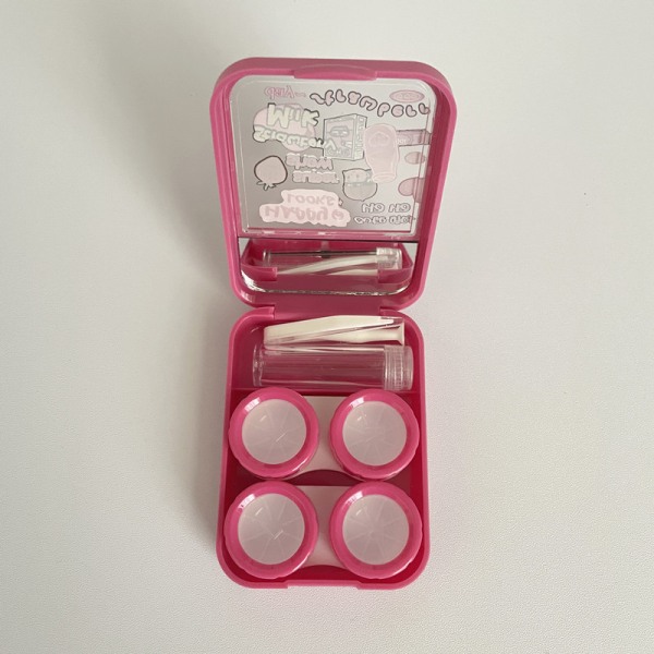 e Mini case Kit för flickresor Portable Contac