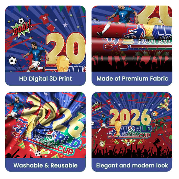 Fotbollsfestdekorationer 2026 Festtillbehörsset E