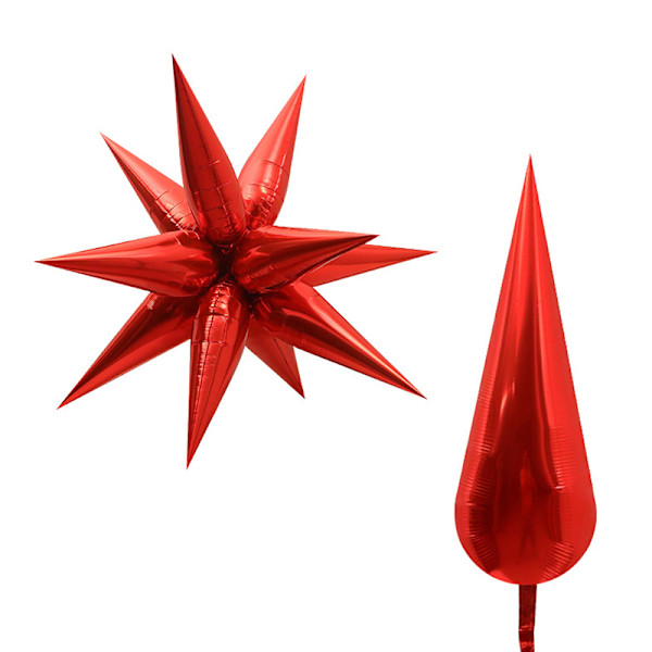 12 kpl Explosion Star Balloons Syntymäpäiväseremonia hääkoristeita C