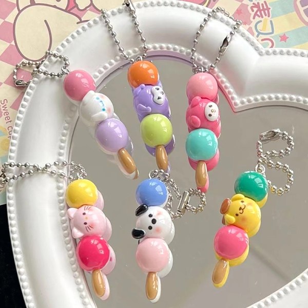 Sarjakuva Sanrio Candied Haws avaimenperä Kuromi Doll Pendant Key R A