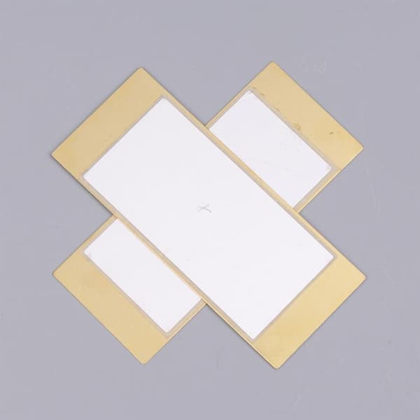 2 st bimorf piezo keramisk kraftgenerering PZT piezoelektrisk