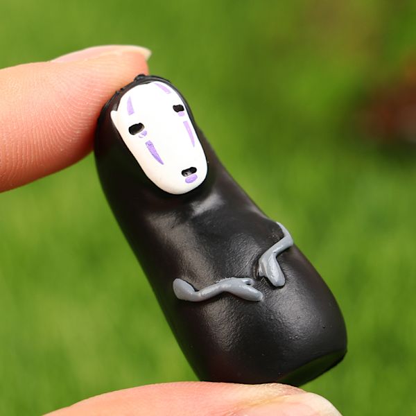 1/4 kpl Spirited Away No Face Man -vinyylitoimintafiguuri Miyazaki H a set