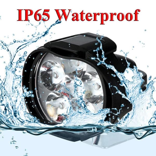 2 STK Arbeidslys 6 LED Motorsykkel Hovedlys Spotlys Vanntett 2pcs