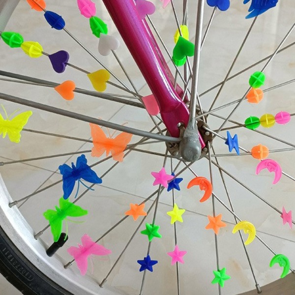 Pinnahelmet polkupyörän pyörän koristelu Polkupyörän pinnanpidikkeet  Polkupyörä 0b92 | Fyndiq