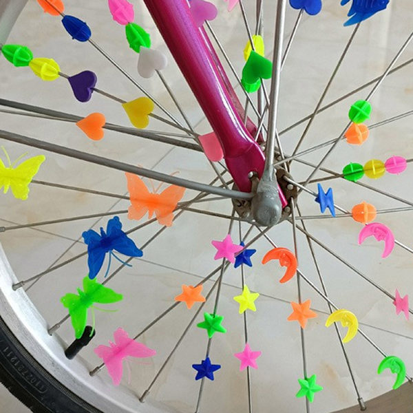 Pinnahelmet polkupyörän pyörän koristelu Polkupyörän pinnanpidikkeet Polkupyörä