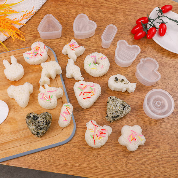Läpinäkyvä riisin kasvisrulla Sushi- mould diy mold lapsille A4
