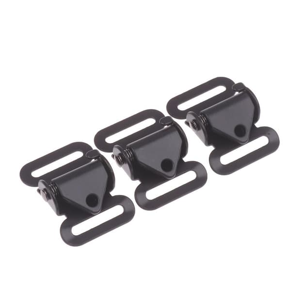 3PCS Utomhus Snabbkoppling Kamspänne Sling Spänne Fjäderbelastat 3PCS