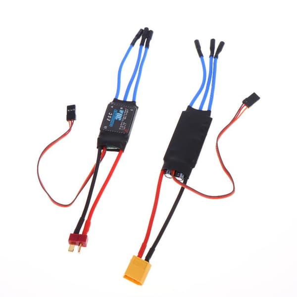 1 stk 30/40A Børsteløs ESC 2-4S Elektronisk Hastighedsregulator Med 40A XT60 plug