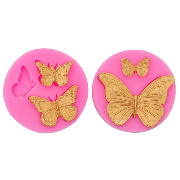 1 Stk Butterfly Silikonformer Mini Butterfly Kakeform DIY Desse A