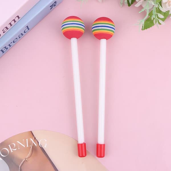 2 kpl rumpukapuloita, pyöreä huopanuija, EVA Orff -käsilyömäsoitin 1Pair