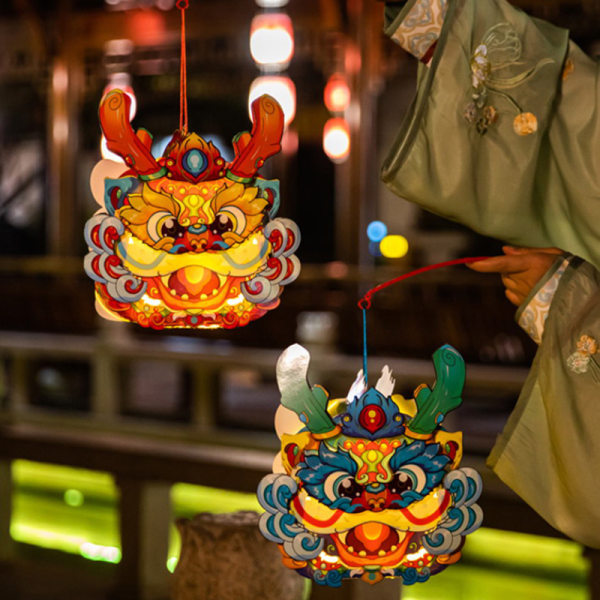 Nyårsljus Lantern Decor 2024 Dragon Year Lanterns Penda 03