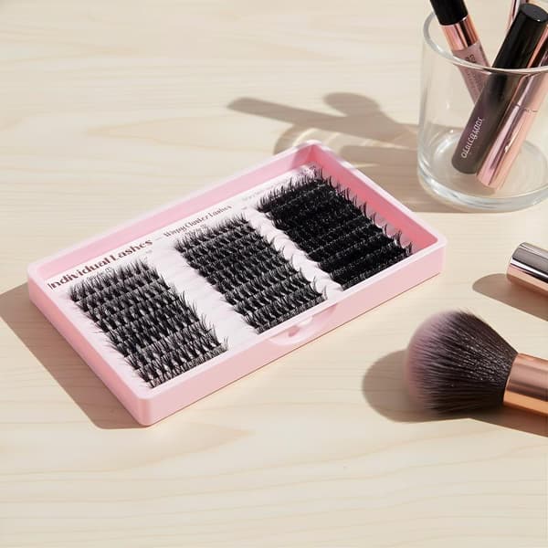 Individuelt Eyelash Extension Cluster Lash Kit D Curl Lash Clust