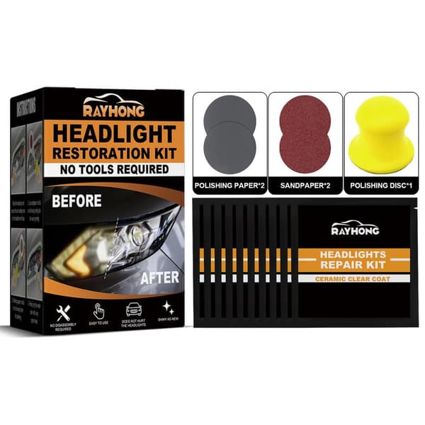 Keramisk Forlygte Restaureringssæt Forlygte Rengøringsmiddel Restaureringssæt