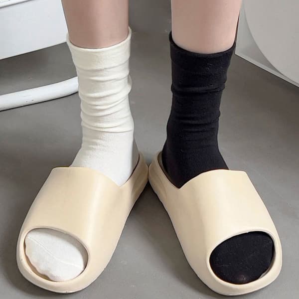 Dam Långstrumpa Cashmere Damstövel massiv ull Lårstrumpa C A