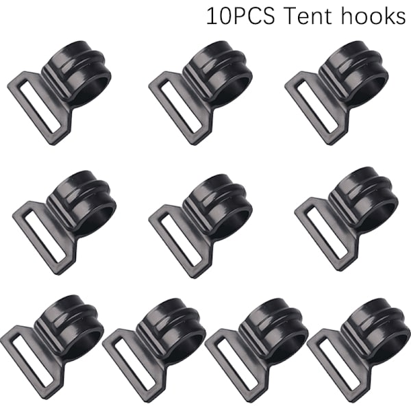 10-pack Tältkrokar Camping Husvagn Förtält Tält Vindtätt rep C