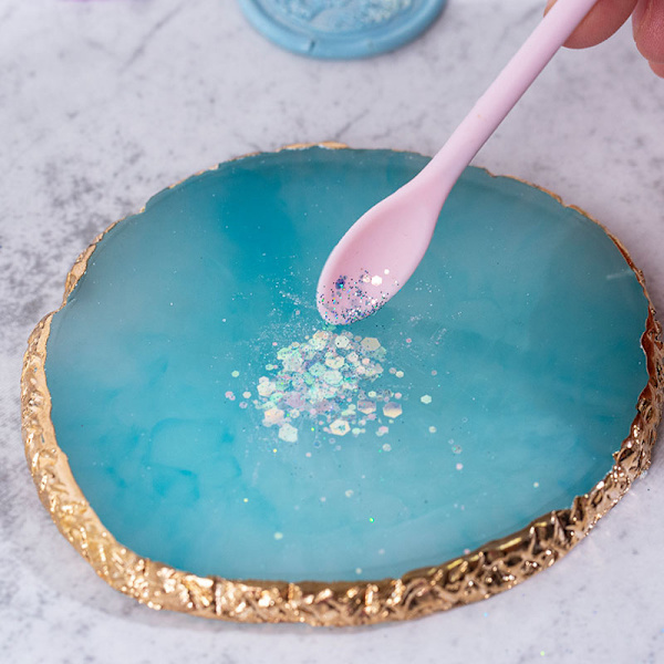 Silikonespatel Krukkeskraber Scoop Tip Lang dobbelthovedet Cosme Pink