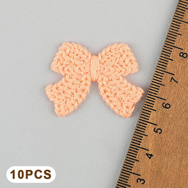 10 broderte sløyfer A9
