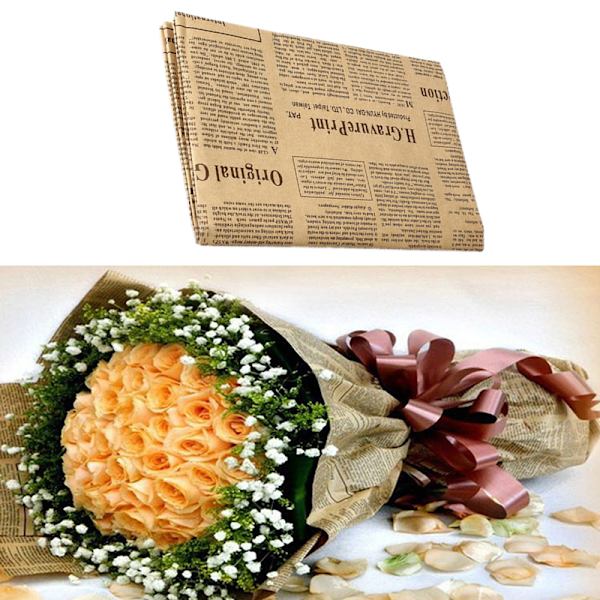 Omslagspapper Omslag Presentpapper Dubbelsidig jul Kraftpapper 52*75CM