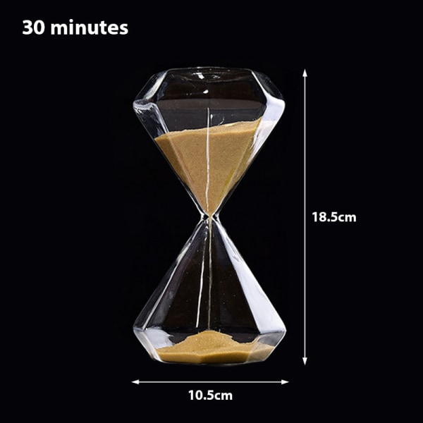 Mur glass timeglass 5/15/30 minutter Håndverk Bolig d Gold 5 Minutes