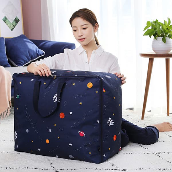 Oxford Cloth Quilt Oppbevaringspose Stor kapasitet reisepakke Til E