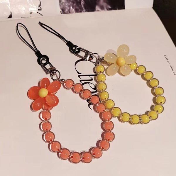 1 st aron-färgad Crystal Bead String Fashion Mobiltelefon Lanya A3
