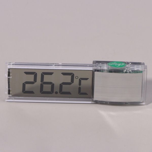 Akvarium termometer Elektronisk LCD Digital fisketank fisketank Silver