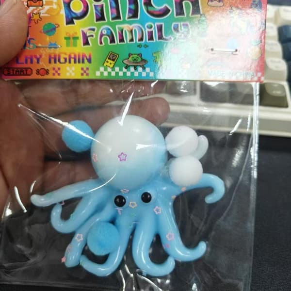 1 st Squishy Ocean Bläckfisk Fidget Leksak Långsam Återhämtning Leksaker A8