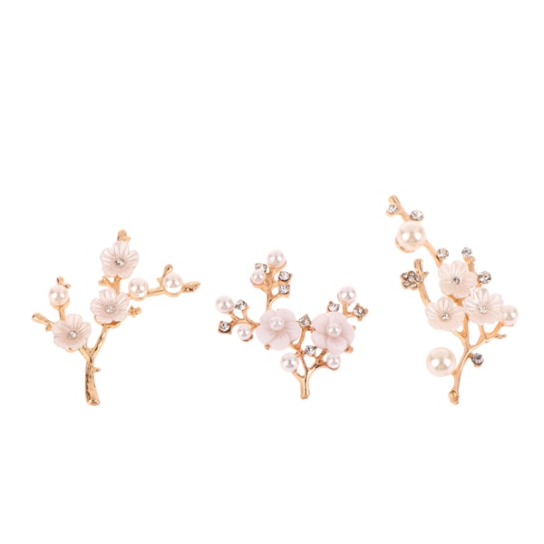 2 stk Alloy Branch Flower Accessories Antikkens hårnålsklær 01