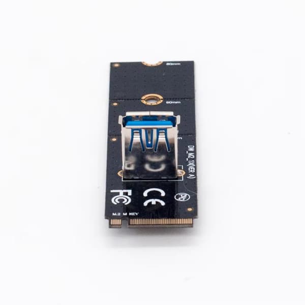 1 st NGFF M.2 till PCI-E X16 Slot Överföringskort Mining Pcie Riser